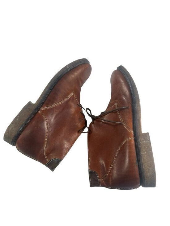 Johnston Murphy Men’s Size 14 M Calder Chukka Desert Boots Brown Leather Crepe main image 9